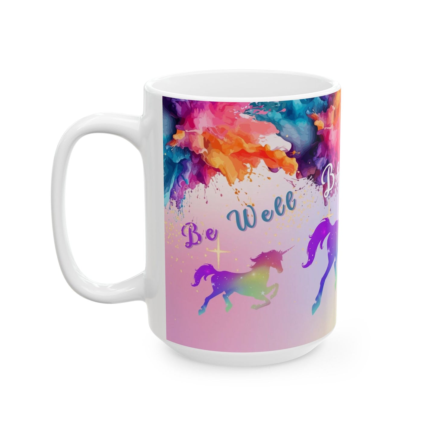 Sip and Soar Unicorn  - "Be You" Inspirational Coffee Cup (15oz)