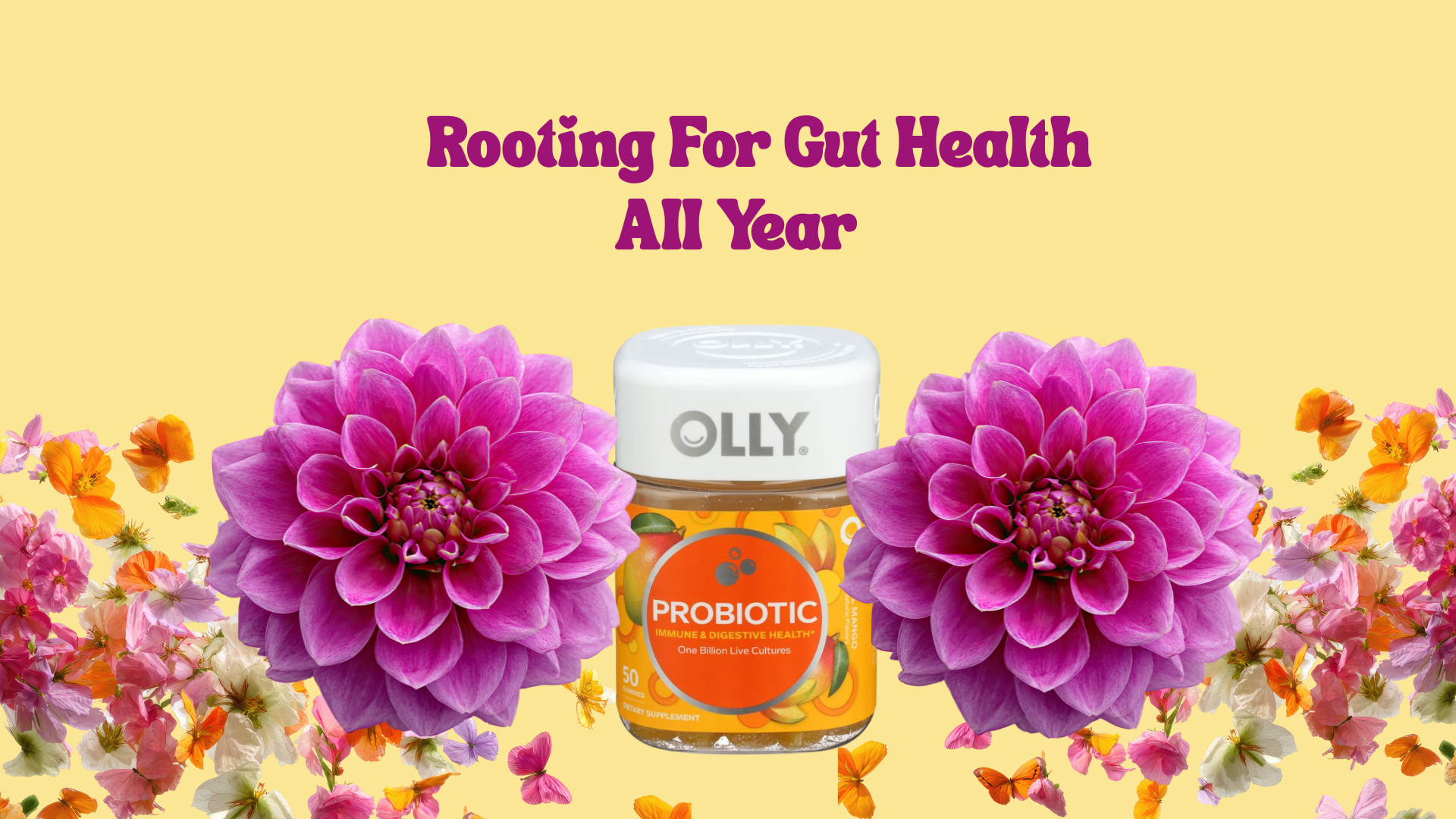 Load video: Probiotic Gummy Supplement for Gut Support