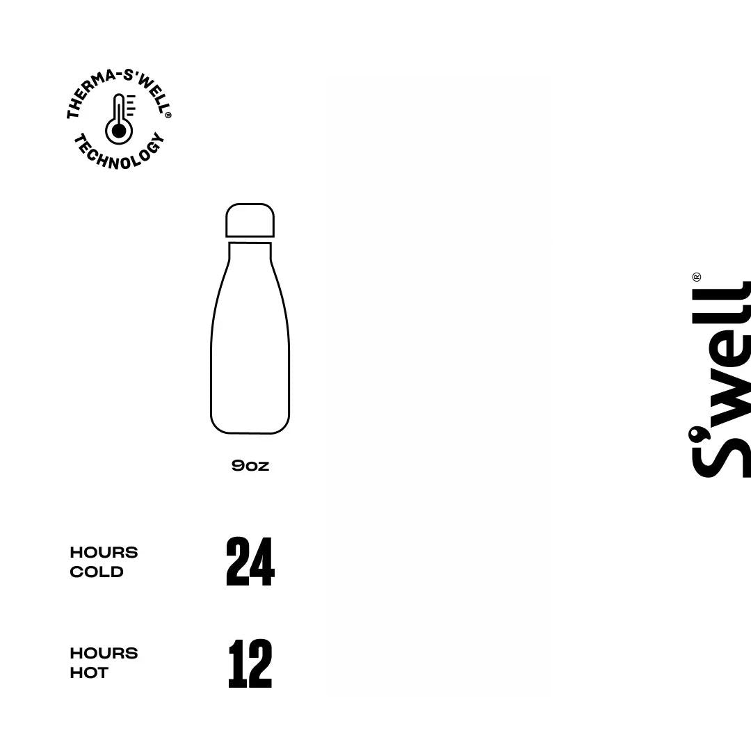 S'well 9oz Original Bottle (Azurite Marble)